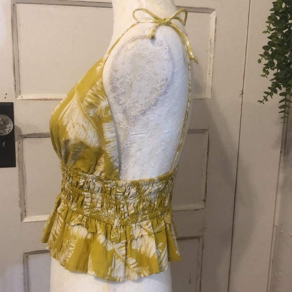 Womens XL Sim & Sam Cropped Top Spaghetti Straps Halter Sleeveless - Picture 5 of 10